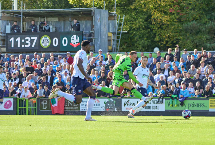 In 2006, Forest Green moved from its original home to The New Bolt Lawn. But Vince, who bought the club four years later, is working to build a new all-timber stadium nearby.